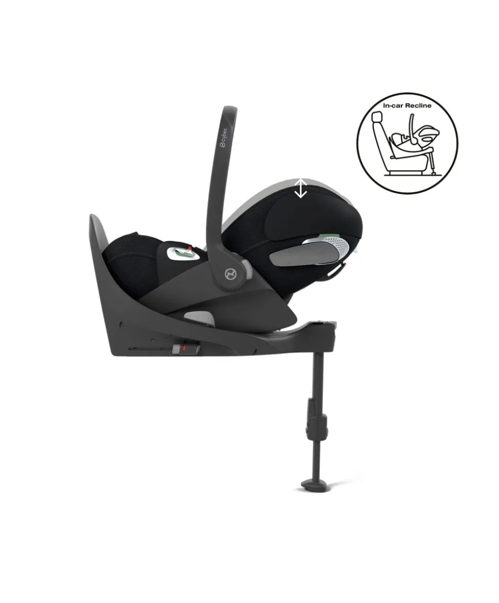 Cybex Cloud T i-Size + Baby Car Seat - Sepia Black