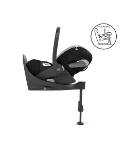 Cybex Cloud T i-Size + Baby Car Seat & Base Bundle - Sepia Black