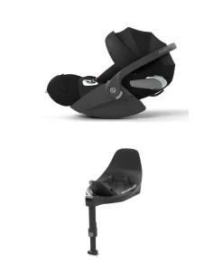 Cybex Cloud T i-Size Rotating Baby Car Seat & Base Bundle - Sepia Black