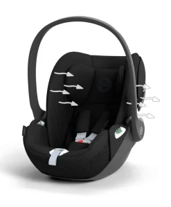 Cybex Cloud T i-Size Rotating Baby Car Seat & Base Bundle - Sepia Black