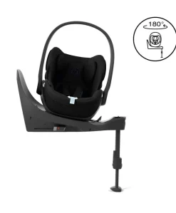 Cybex Cloud T i-Size Rotating Baby Car Seat & Base Bundle - Sepia Black