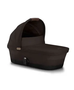 Cybex e-Gazelle S Electric Single to Double Pushchair Bundle with Cybex Cloud T+ i-Size Rotating Car Seat (7 Pieces) - Chocolate Brown