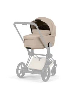 Cybex e-Priam Pushchair & Carrycot Bundle with Cybex Cloud T i-Size Rotating Baby Car Seat & Base - Sepia Black