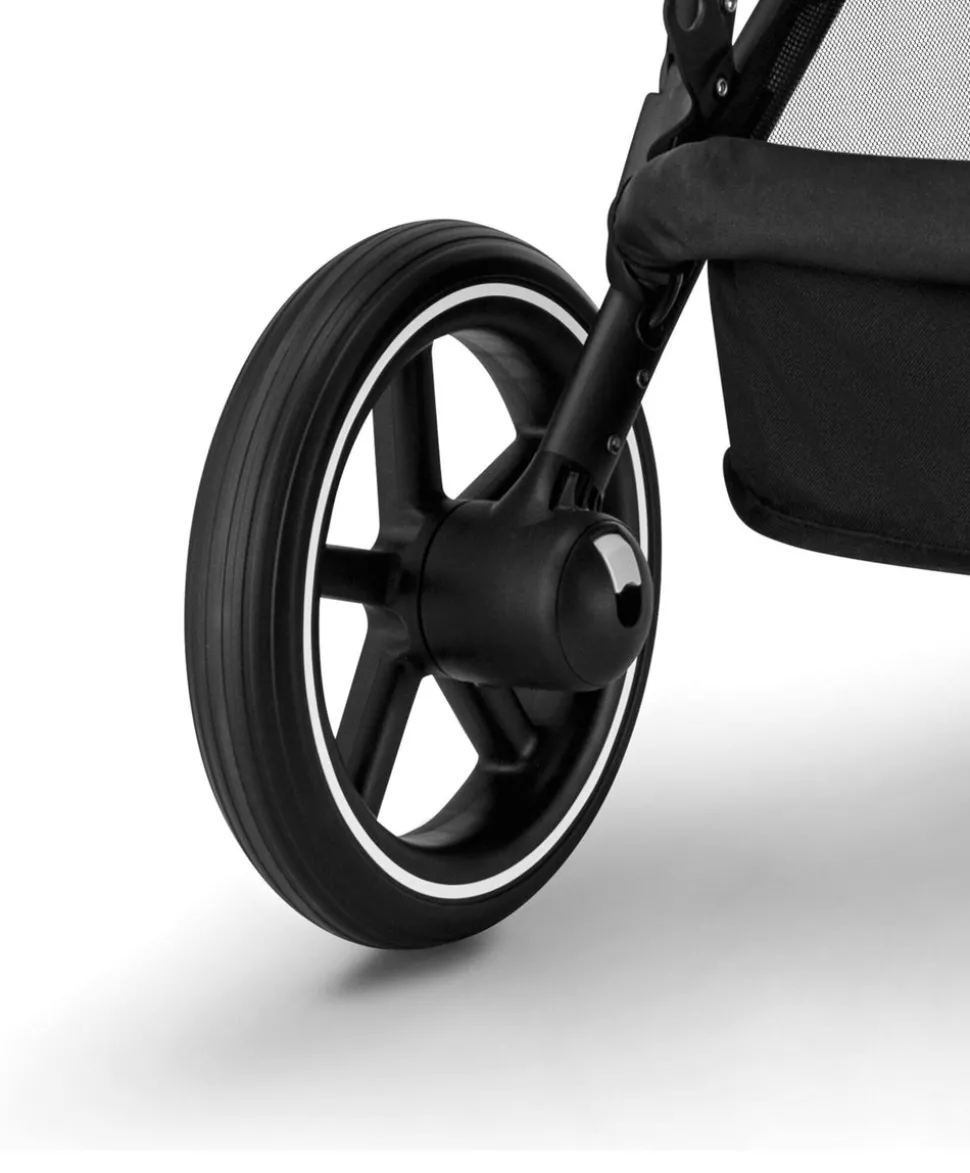 Cybex Gazelle S Pushchair Bundle with Cybex Aton B2 i-Size Car Seat and Base (7 Pieces) - Moon Black