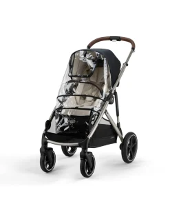 Cybex Gazelle S Pushchair Bundle with Cybex Cloud T i-Size Rotating Baby Car Seat (7 Pieces) - Moon Black