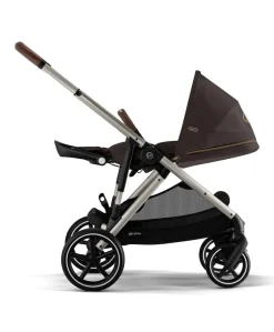 Cybex Gazelle S Twin Pushchair Bundle (12 Pieces) - Chocolate Brown