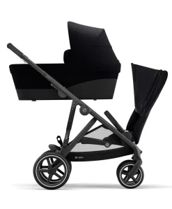 Cybex Gazelle S Twin Pushchair Bundle (12 Pieces) - Moon Black