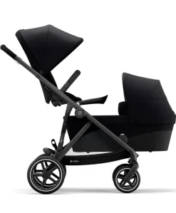 Cybex Gazelle S Twin Pushchair Bundle (12 Pieces) - Moon Black