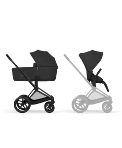 Cybex Priam Pushchair Bundle with Cybex Cloud T i-Size & Sirona T i-Size Car Seat - Sepia Black