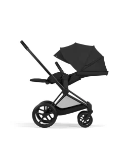 Cybex Priam Ultimate Pushchair Bundle with Cybex Cloud T i-Size Rotating Baby Car Seat & Base - Sepia Black