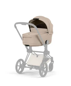 Cybex Priam Ultimate Pushchair Bundle With Cybex Cloud T Plus & Cybex Sirona T I-Size Plus Car Seat & Base - Black/Cozy Beige