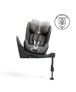 CYBEX Sirona T i-Size 360° Rotating Toddler Car Seat - Mirage Grey
