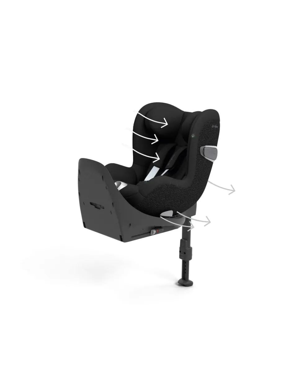 CYBEX Sirona T i-Size 360° Rotating Toddler Car Seat - Sepia Black