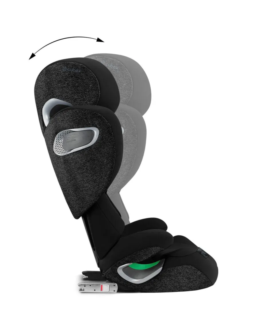 Cybex Solution T i-Fix High-back Booster Car Seat in Moon Black