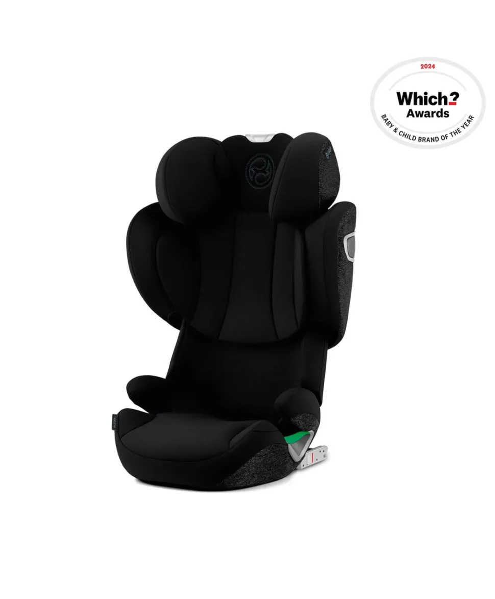 Cybex Solution T i-Fix High-back Booster Car Seat in Moon Black
