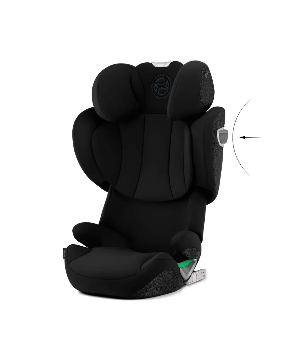 Cybex Solution T i-Fix High-back Booster Car Seat in Moon Black