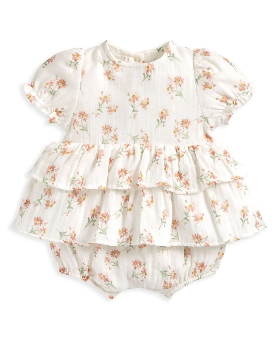 Daisy Peplum Shortie Romper