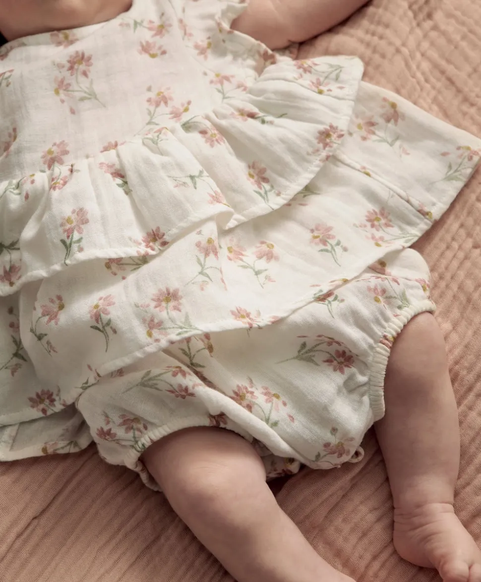 Daisy Peplum Shortie Romper