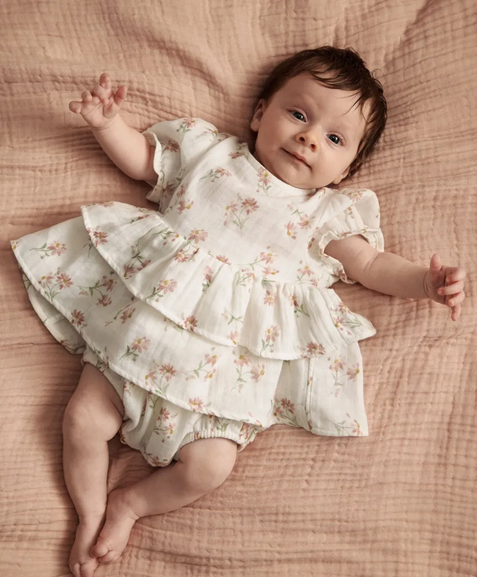 Daisy Peplum Shortie Romper