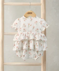 Daisy Peplum Shortie Romper