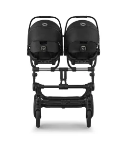 Donkey 6 Twin Essential Bundle With Cybex Cloud T+ i-Size Rotating Baby Car Seat (10 Pieces) - Cocoa Brown