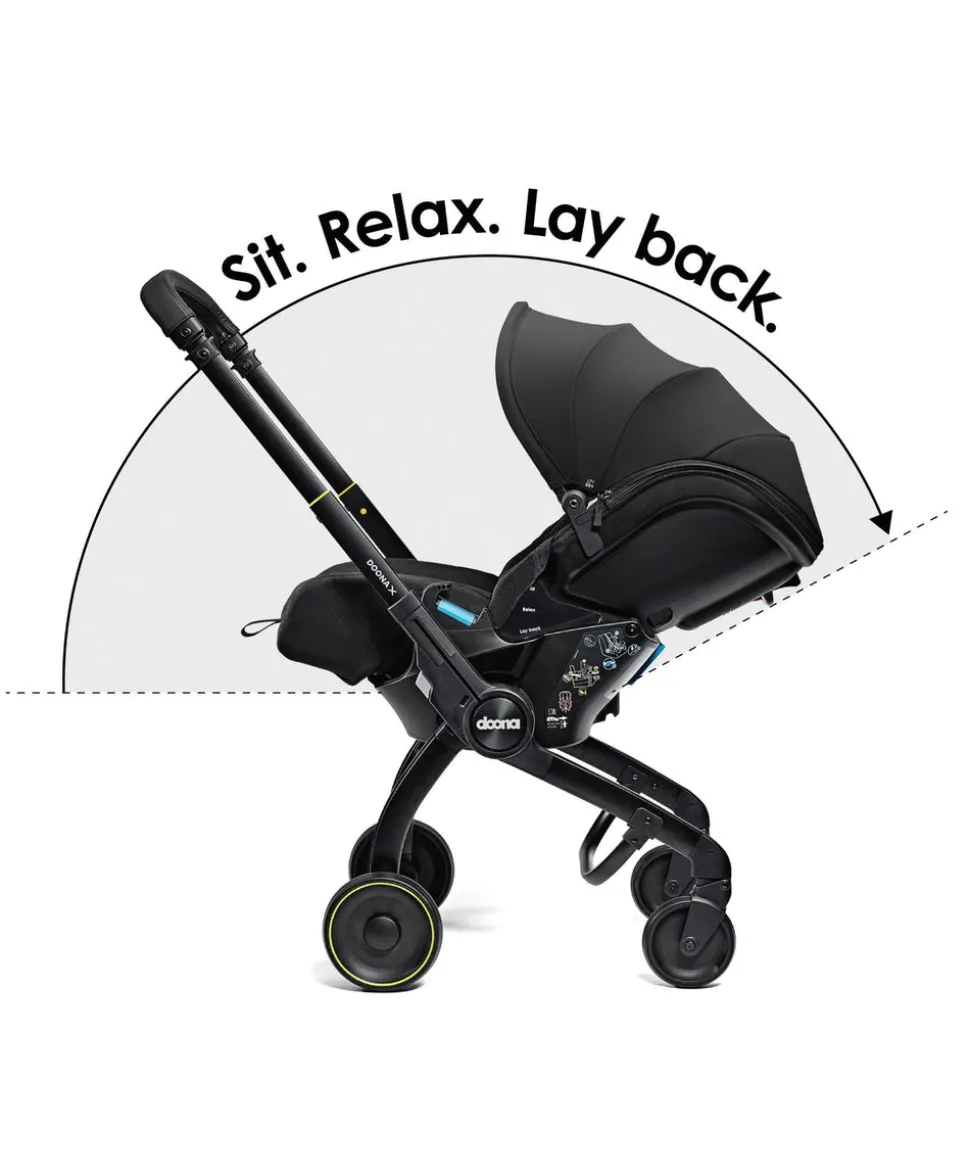 Doona X Car Seat & Stroller - Nitro Black