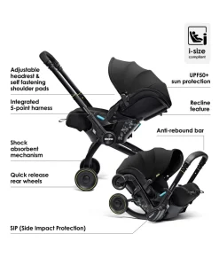 Doona X Car Seat & Stroller - Nitro Black