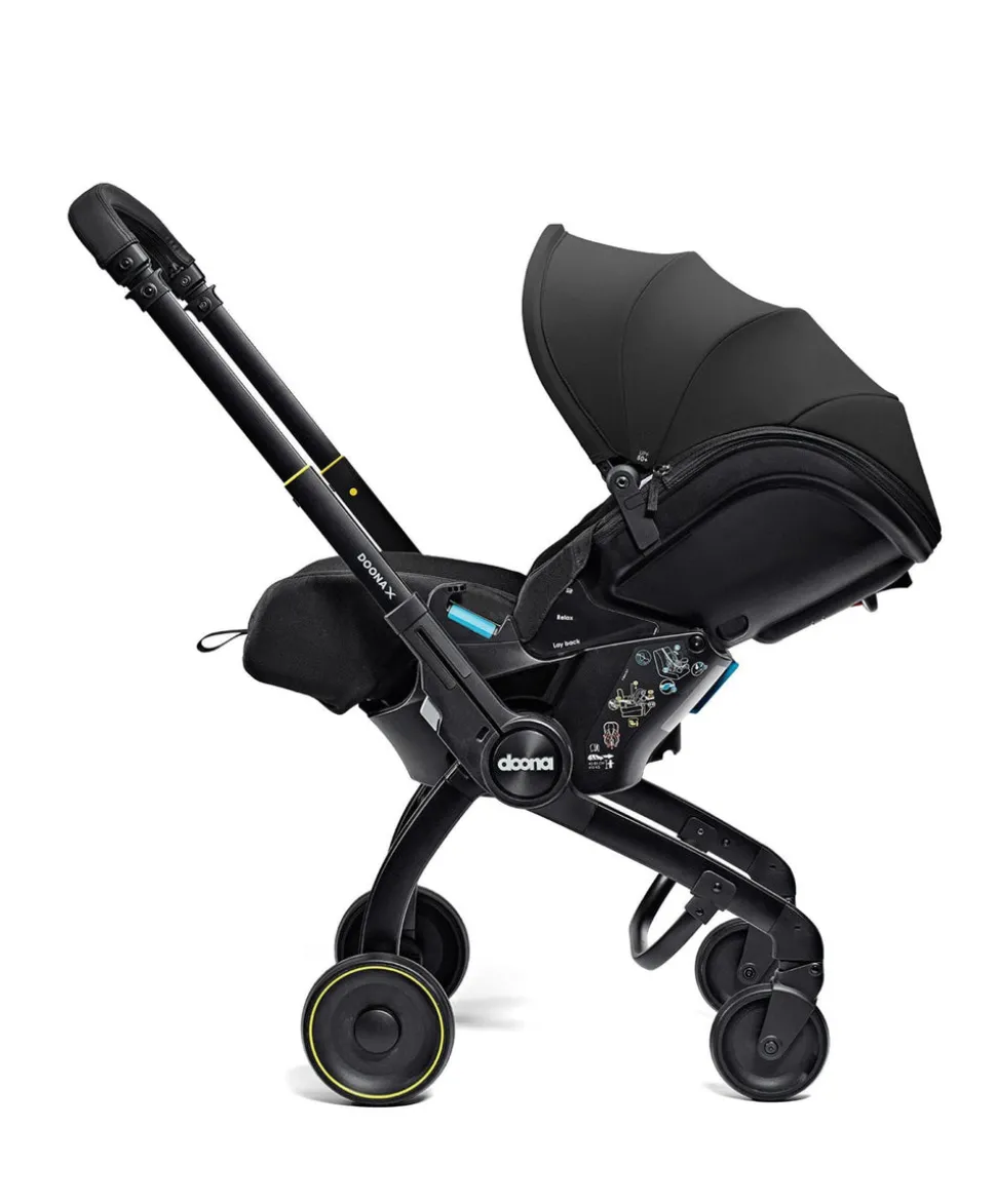 Doona X Car Seat with Stroller & Base - Nitro Black