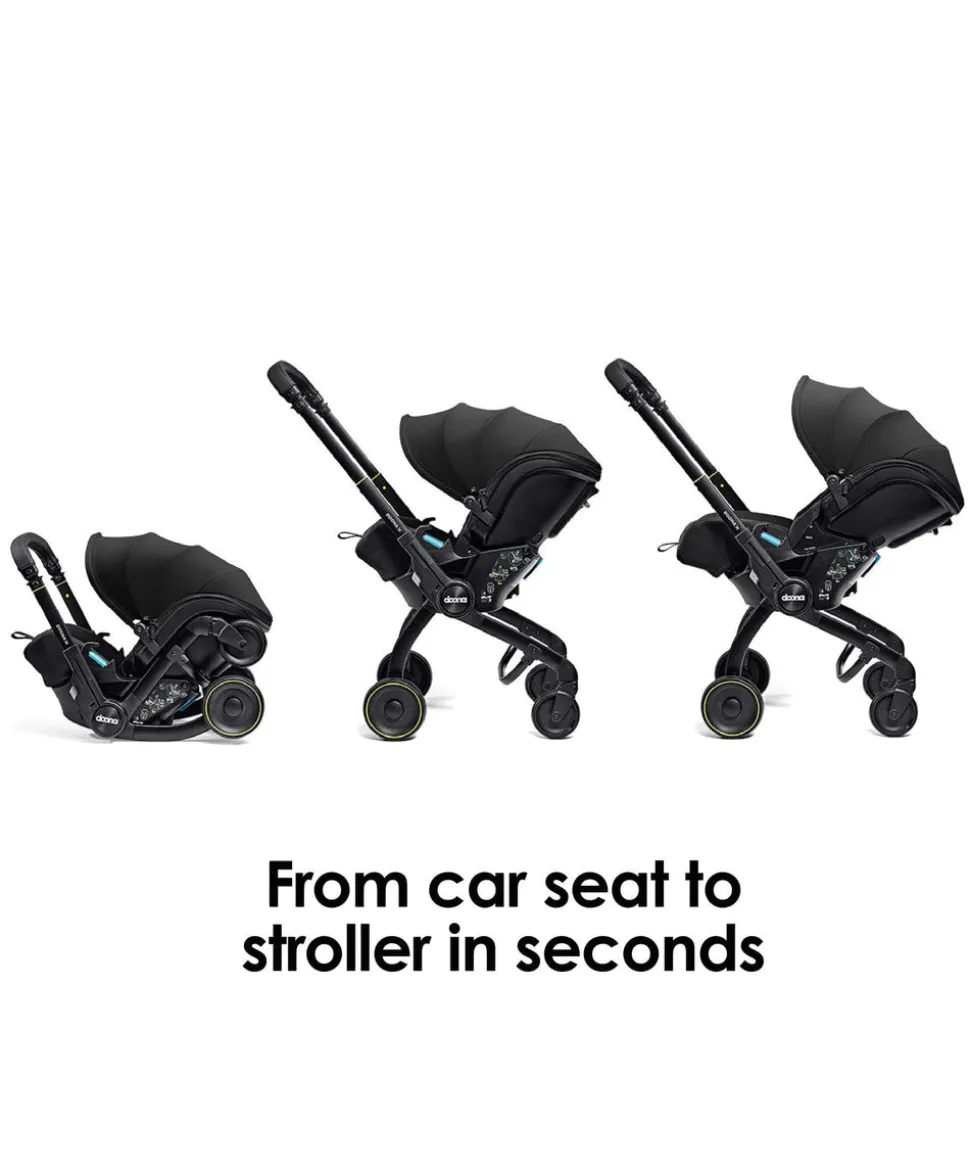 Doona X Car Seat with Stroller & Base - Nitro Black