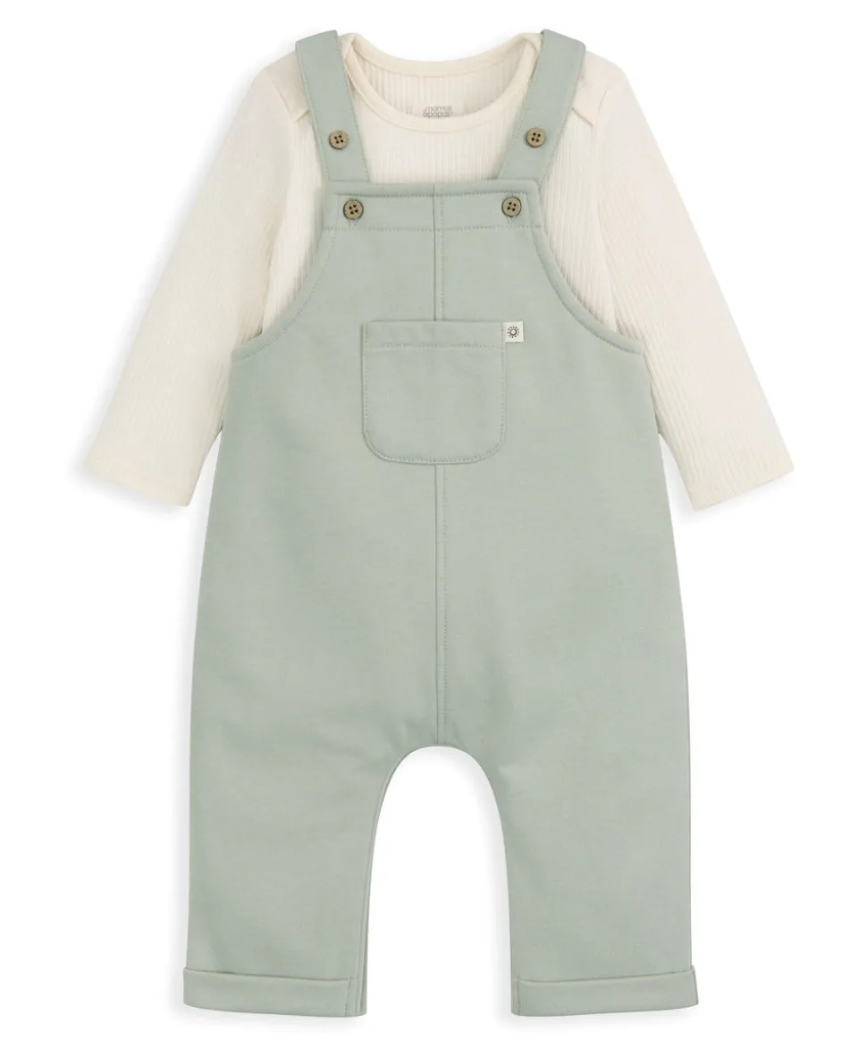 Dungaree & Bodysuit Set