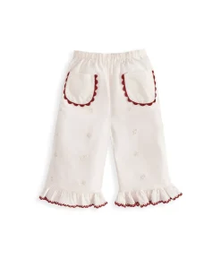 Embroidery Top & Trouser Set