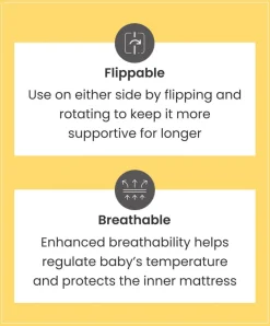 Essential Airflow Pocket Spring Small Cotbed and Cot Mattress