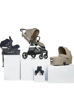 Flip XT³ Pushchair Bundle with Cybex Aton B Car Seat & Base (5 Pieces) – Sage Grey