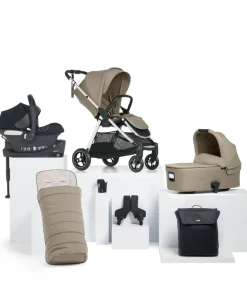 Flip XT³ Pushchair Bundle with Cybex Aton B2 Car Seat (7 Pieces) - Sage Grey