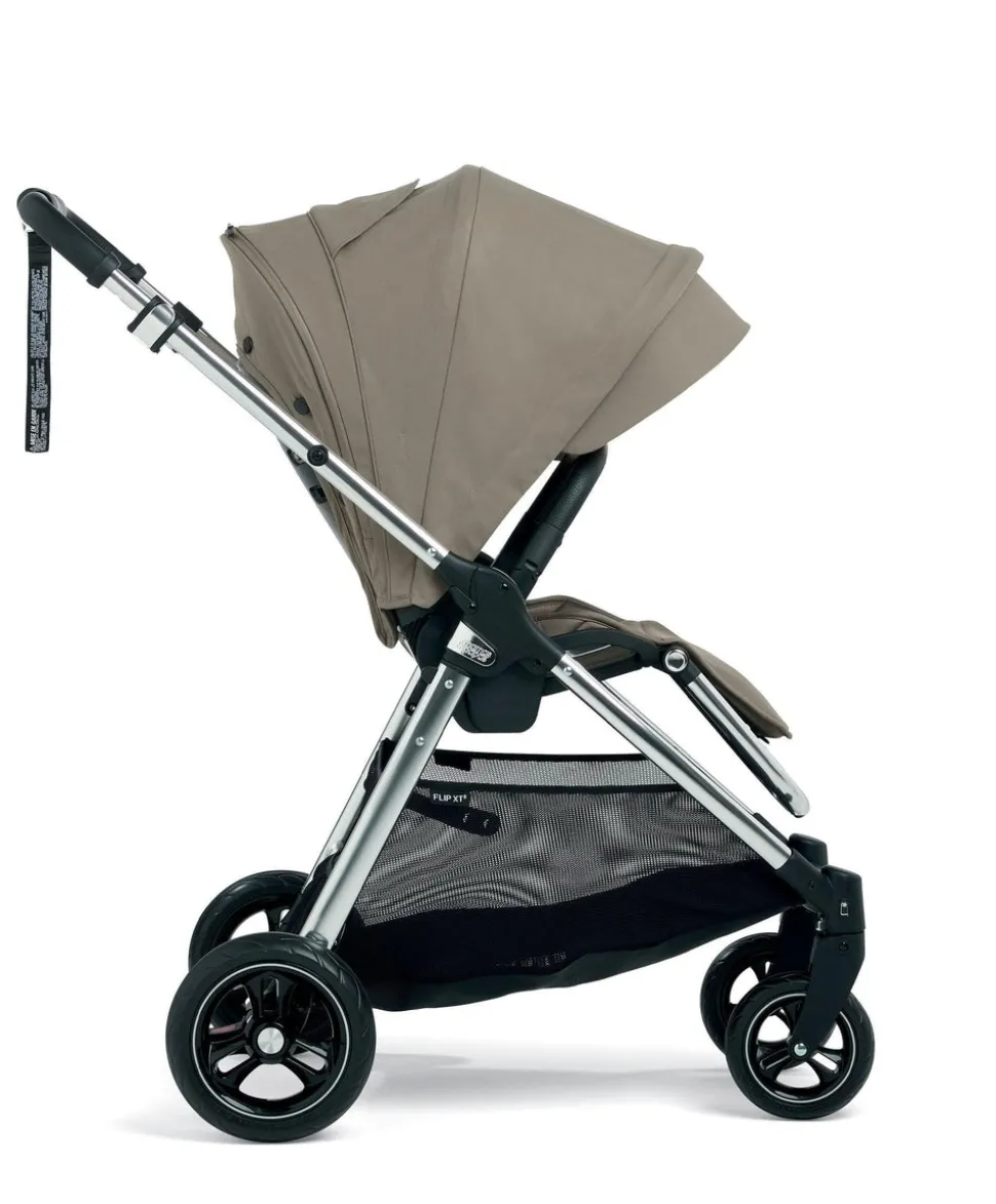 Flip XT³ Pushchair Bundle with Cybex Aton B2 Car Seat (7 Pieces) - Sage Grey