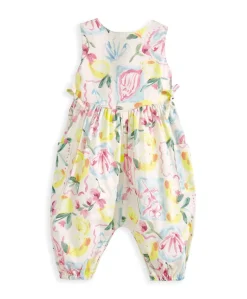 Floral Lemon Romper