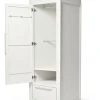 Franklin Single Nursery Wardrobe - White Wash