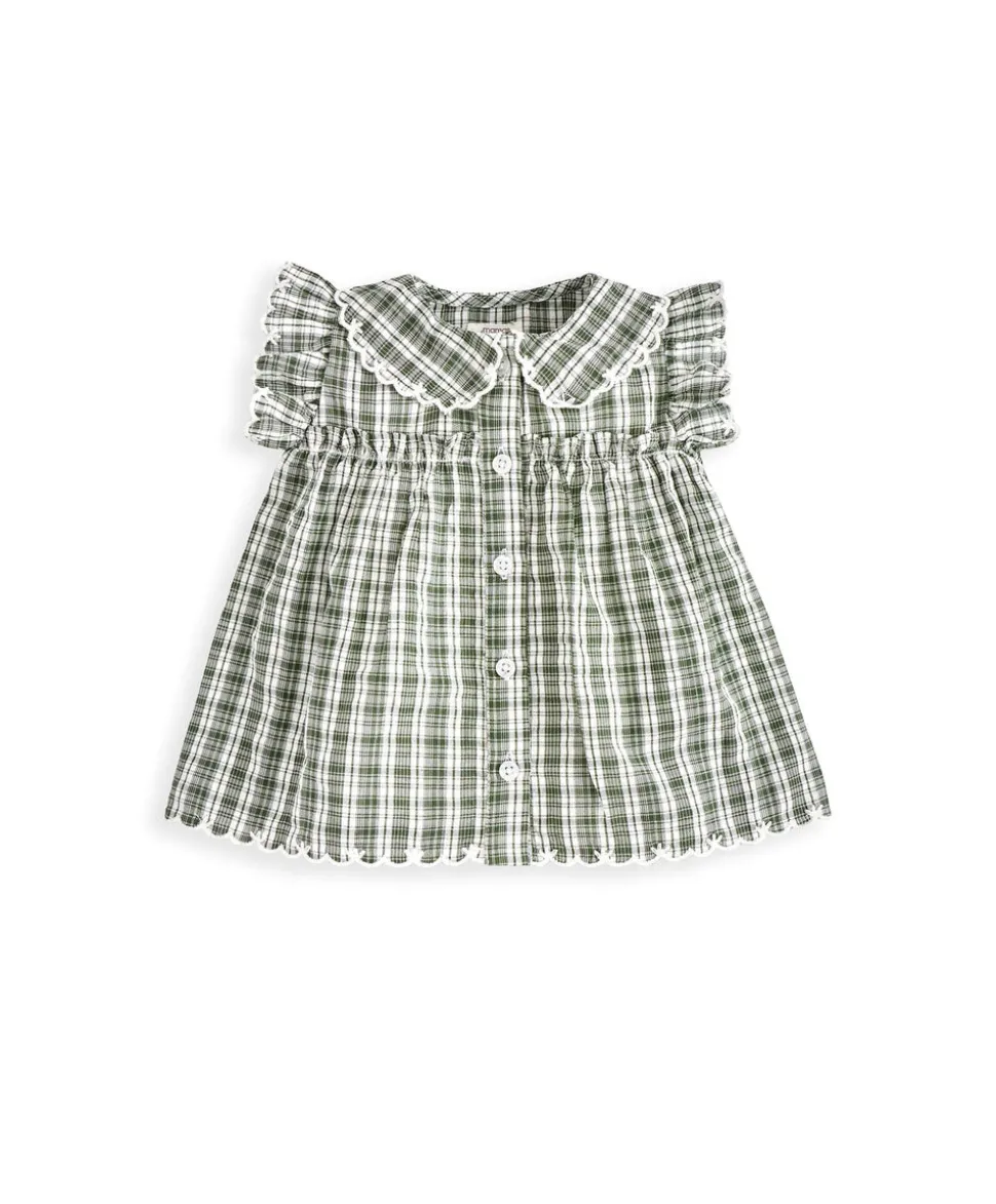 Gingham Print Outfit Set
