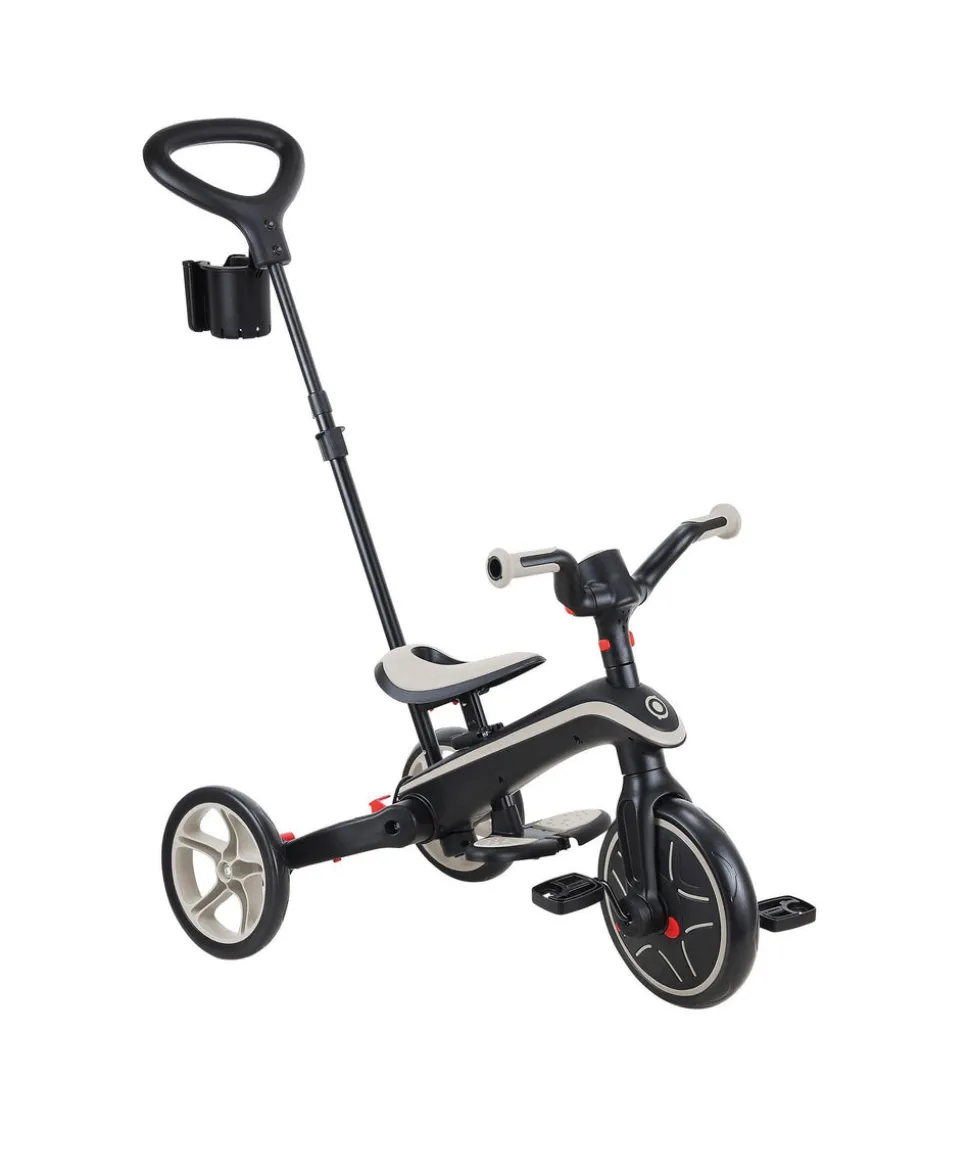 Globber Explorer Trike Foldable 4 in 1 - Taupe