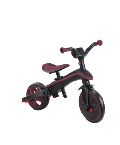 Globber Explorer Trike Foldable 4in1 - Burgundy