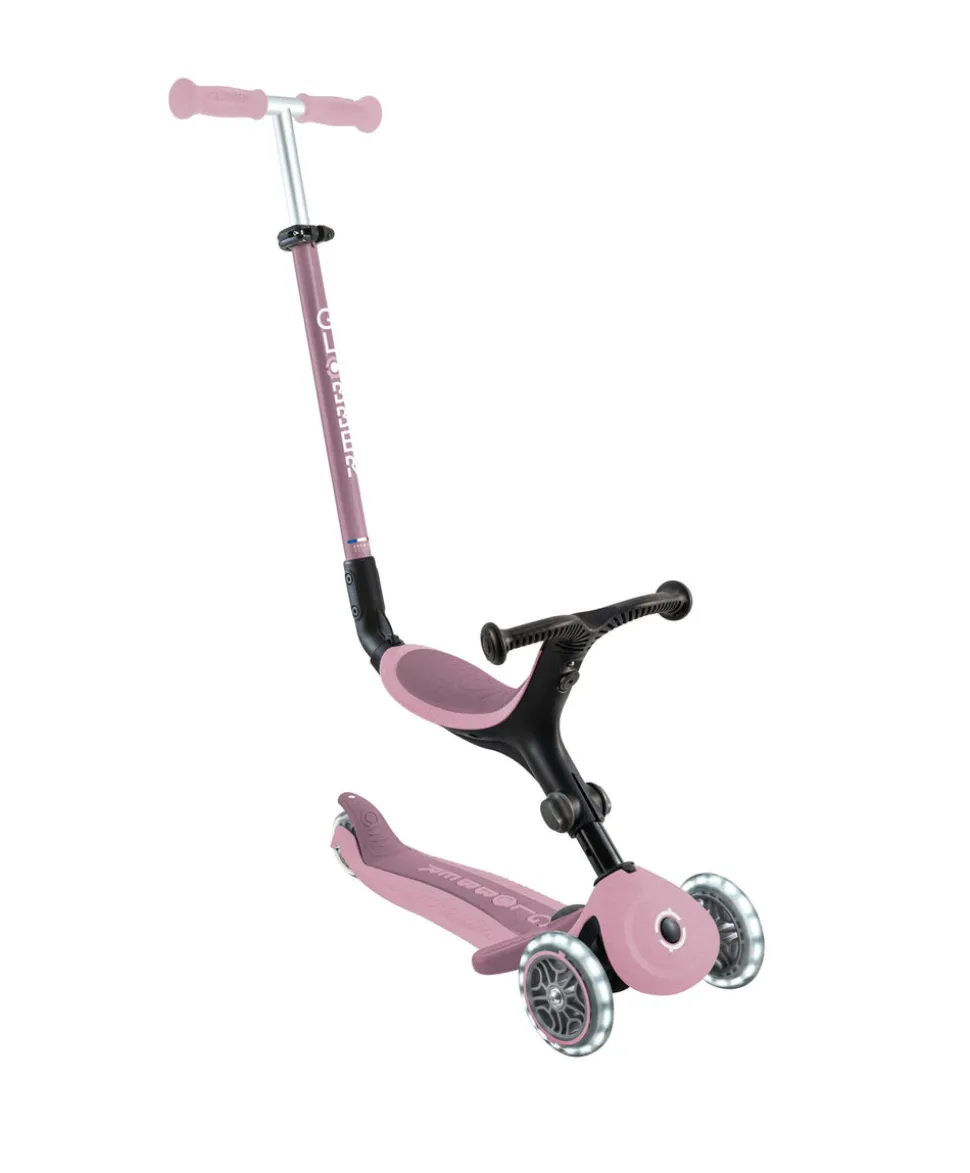 Globber Go Up Active Lights Eco - Berry