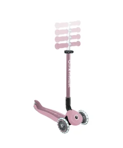 Globber Go Up Active Lights Eco - Berry