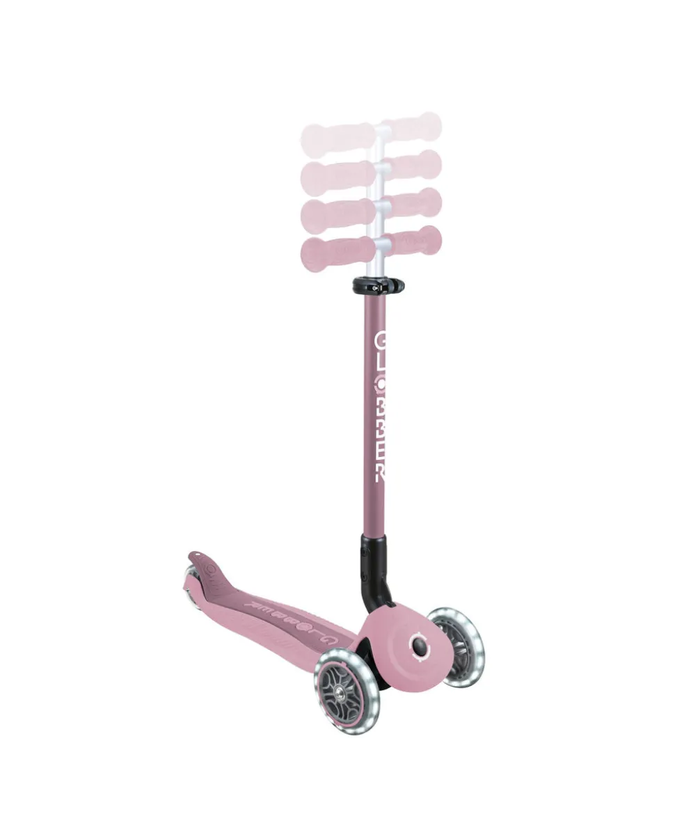 Globber Go Up Active Lights Eco - Berry
