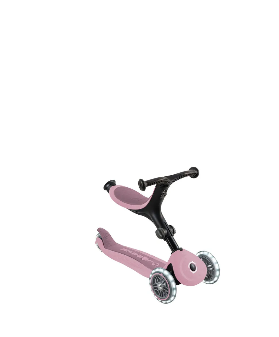 Globber Go Up Active Lights Eco - Berry