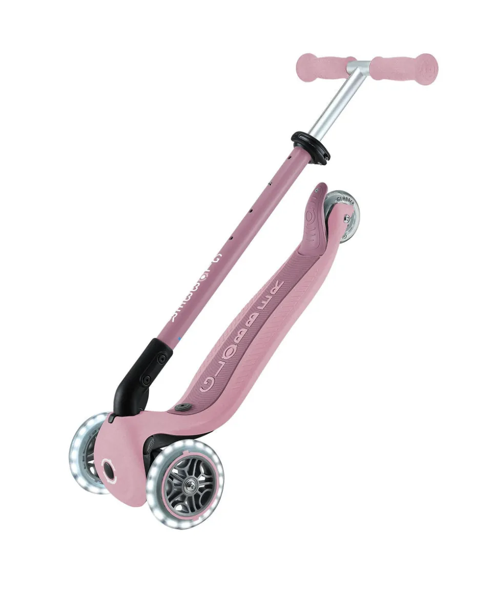 Globber Go Up Active Lights Eco - Berry