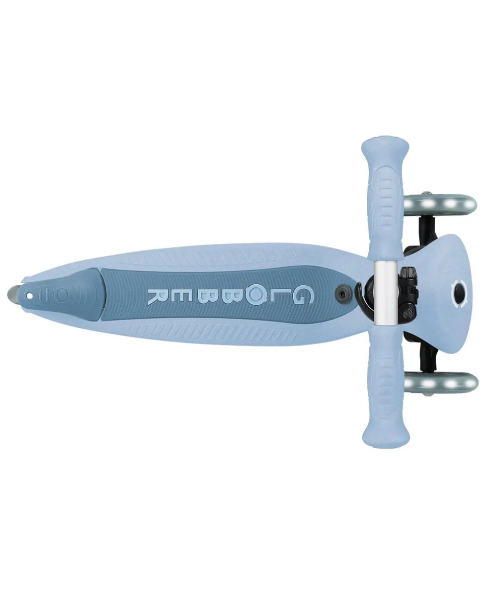 Globber Go Up Active Lights Eco - Blueberry