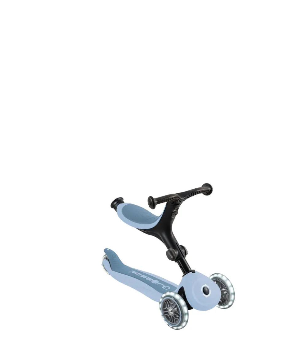 Globber Go Up Active Lights Eco - Blueberry