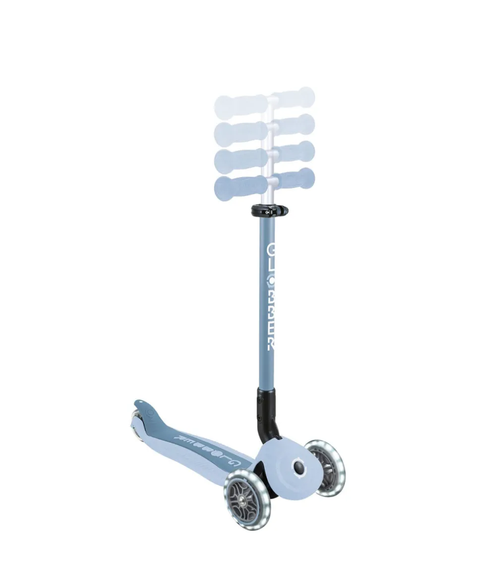 Globber Go Up Active Lights Eco - Blueberry