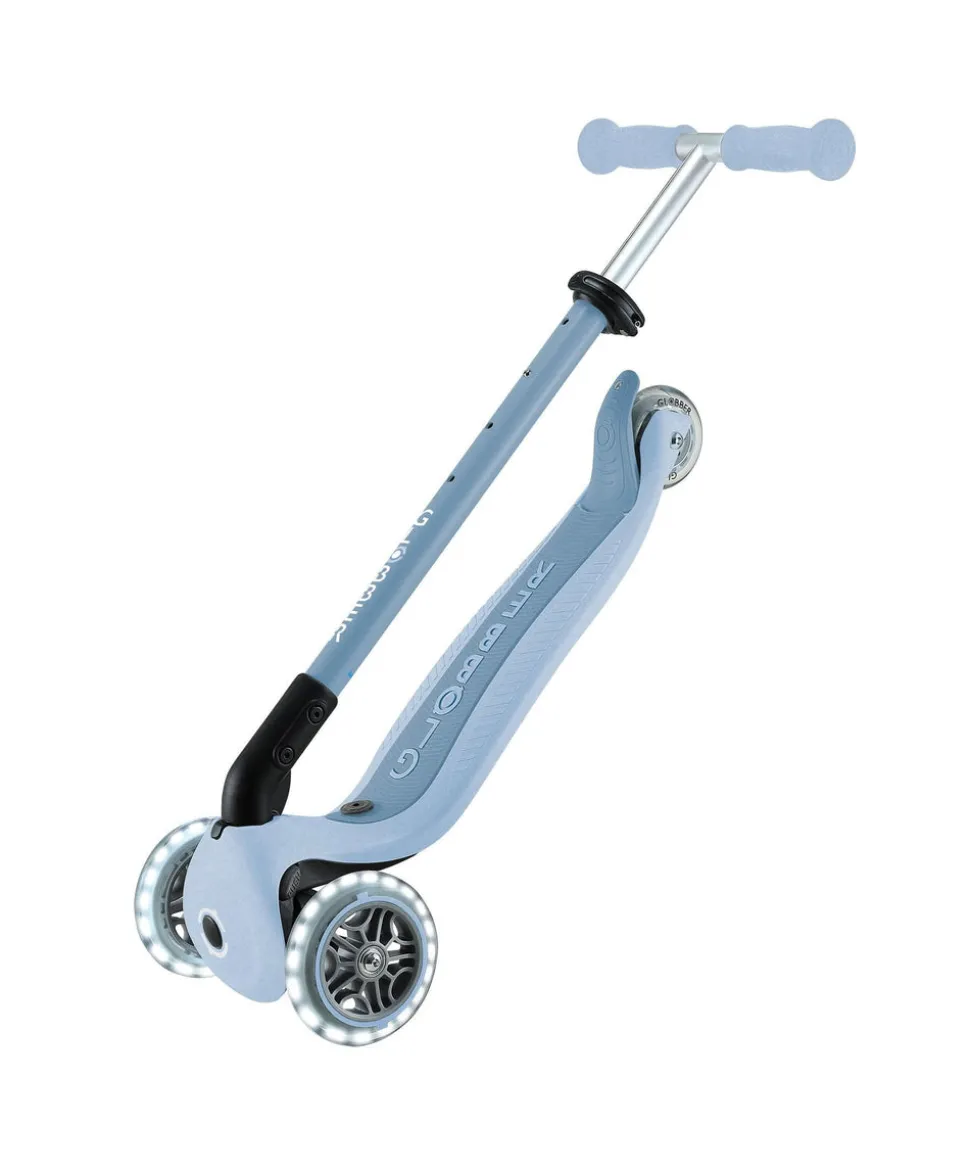 Globber Go Up Active Lights Eco - Blueberry