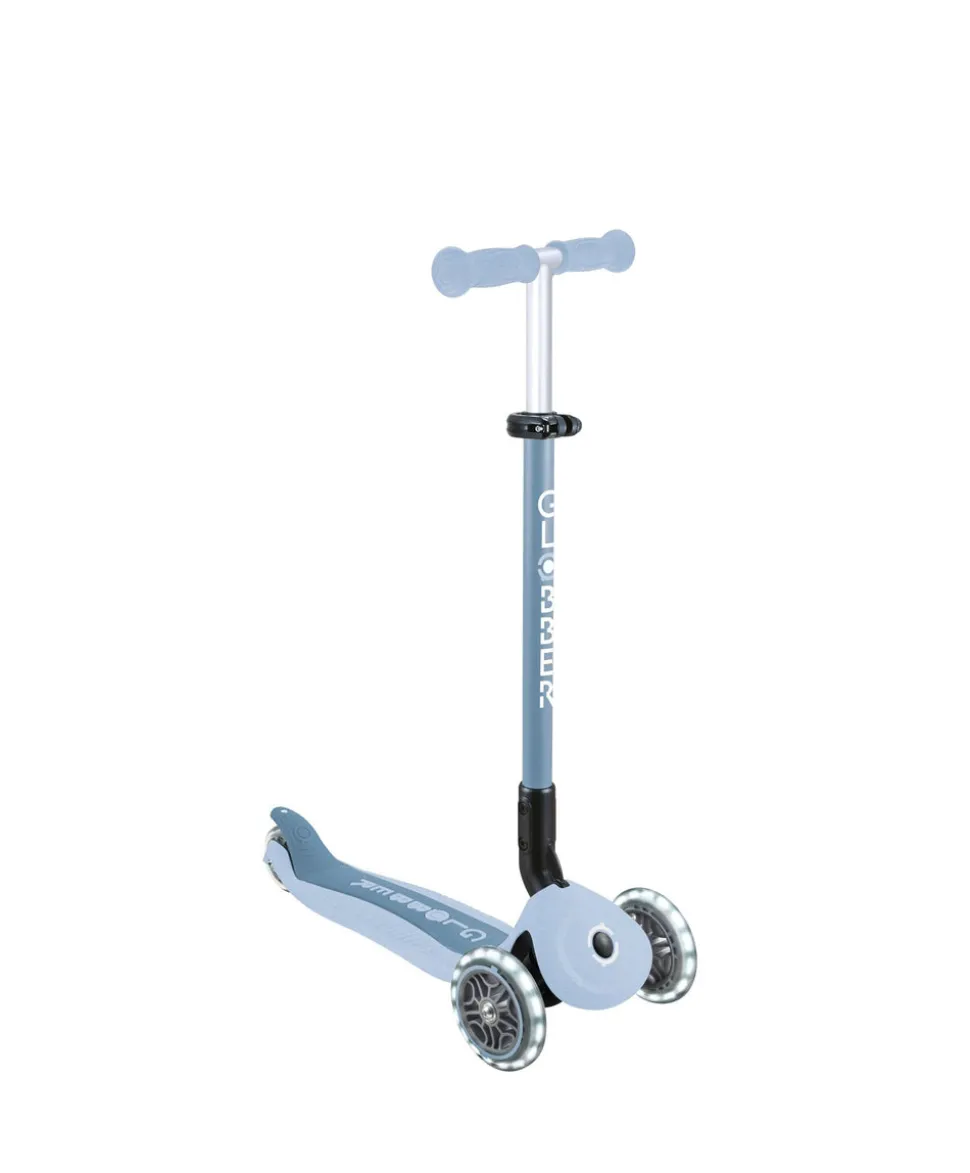 Globber Go Up Active Lights Eco - Blueberry